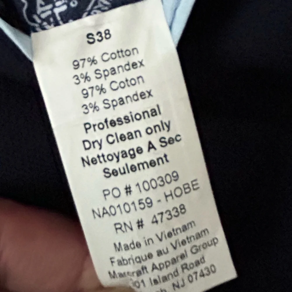 Nautica Men's Navy Sport Coat Blazer Size 38 Short - Picture 7 of 9